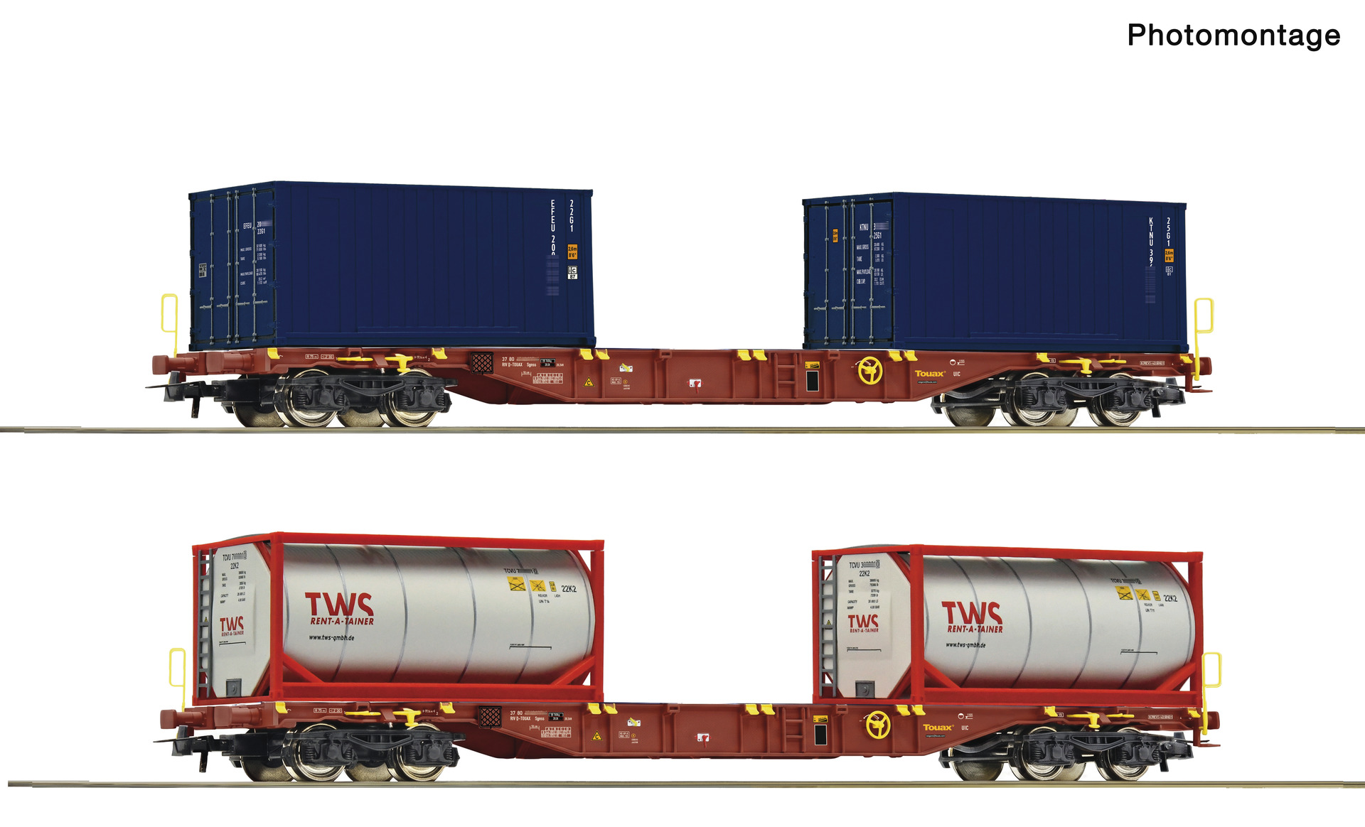 6600364 TOUAX Containertragwagen-Set Sgns Ep.6