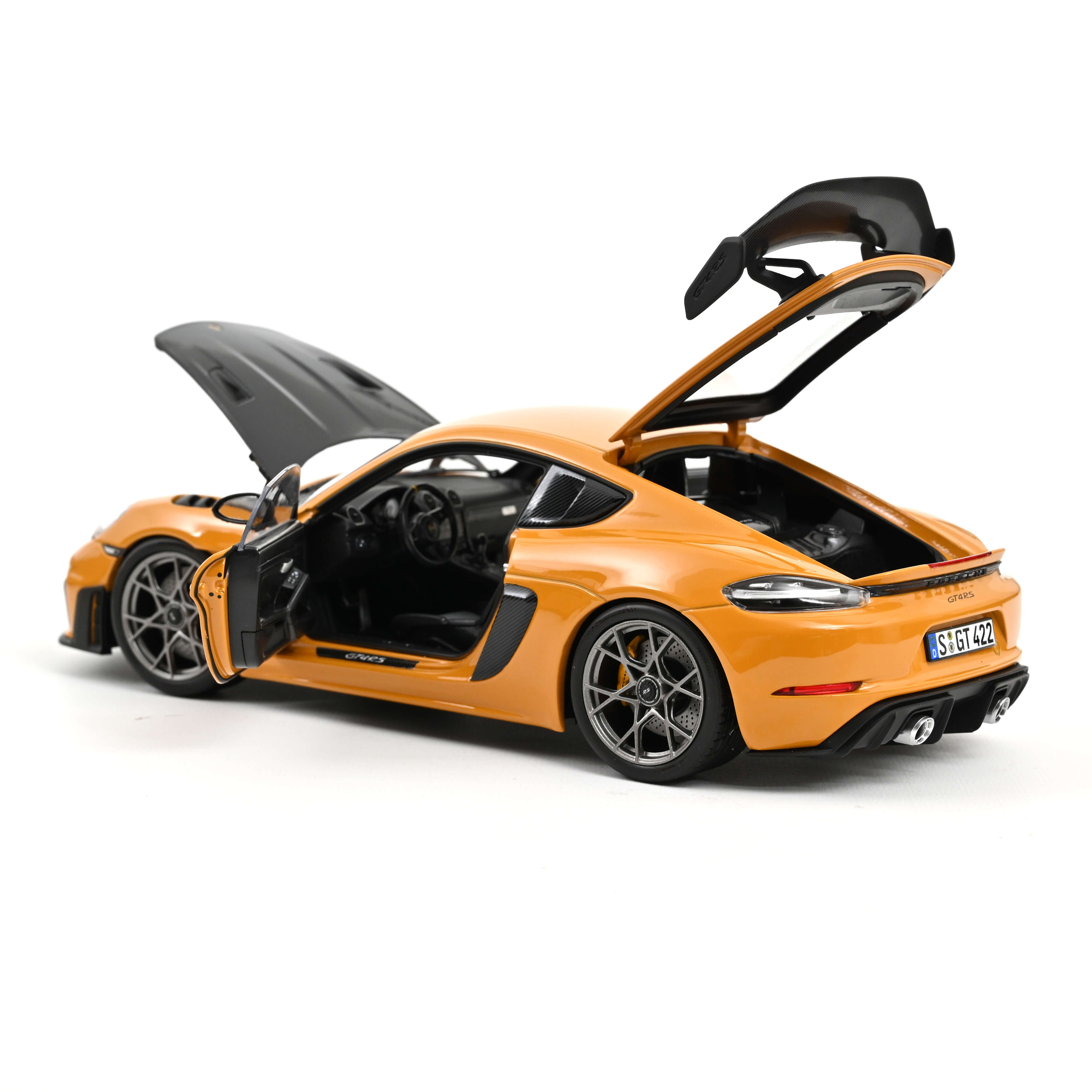 Norev 187252 Porsche Cayman GT4 RS w/Weissach yellow