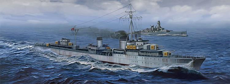 755789 Deutscher Zerstörer Z-43, 1944