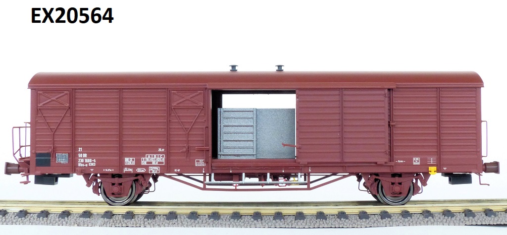 Exact-train 20564 DR gedeckter Güterwagen Hbs Ep.4