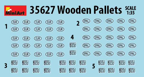 35627 Wooden Pallets / Holzpaletten