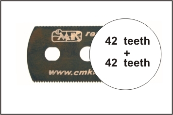 H1006 CMK: 5xSägeblatt, beidseitig mittelfeine