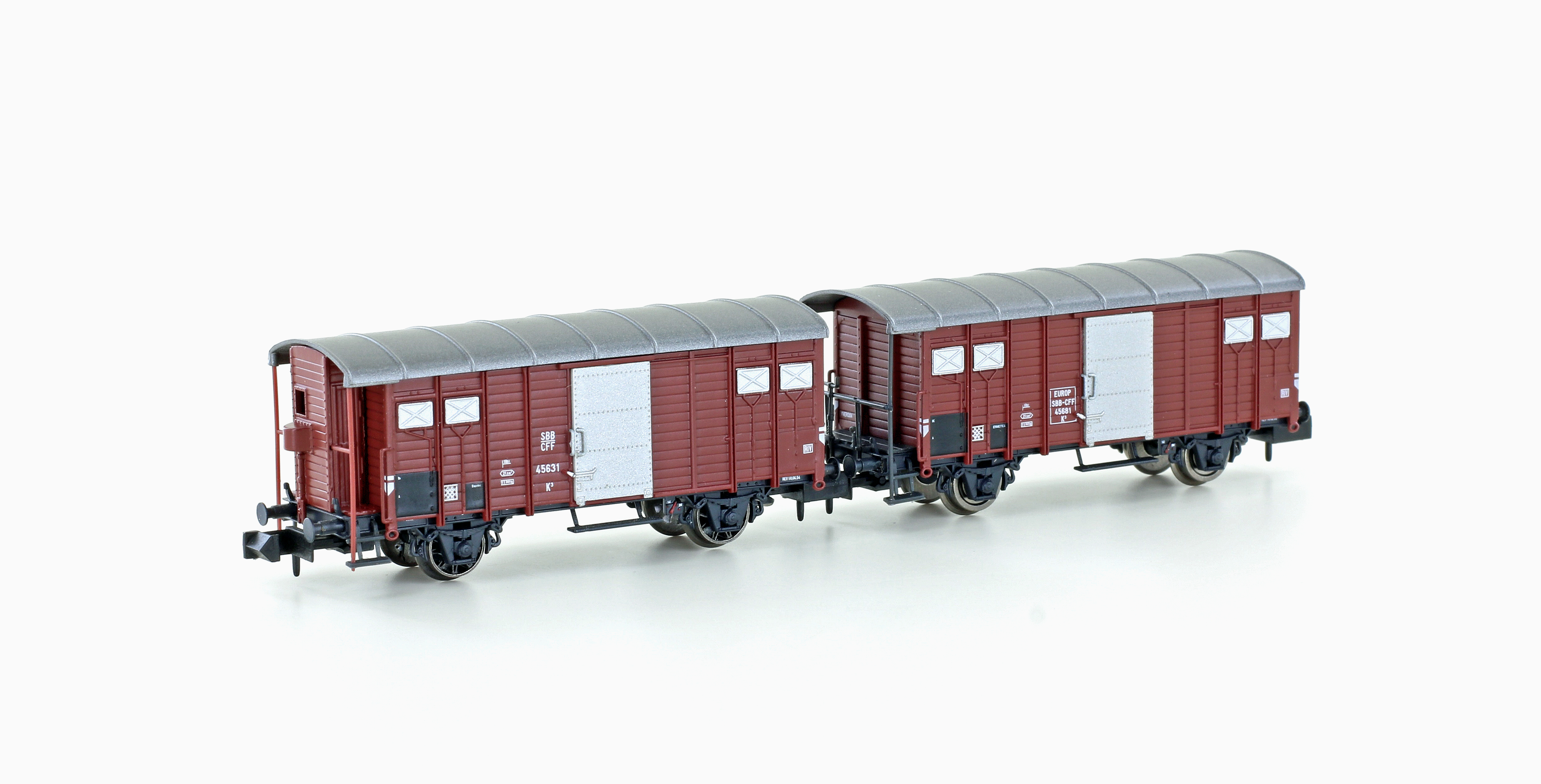 24250 SBB gedeckte Güterwagen-Set 2-tlg Ep.3