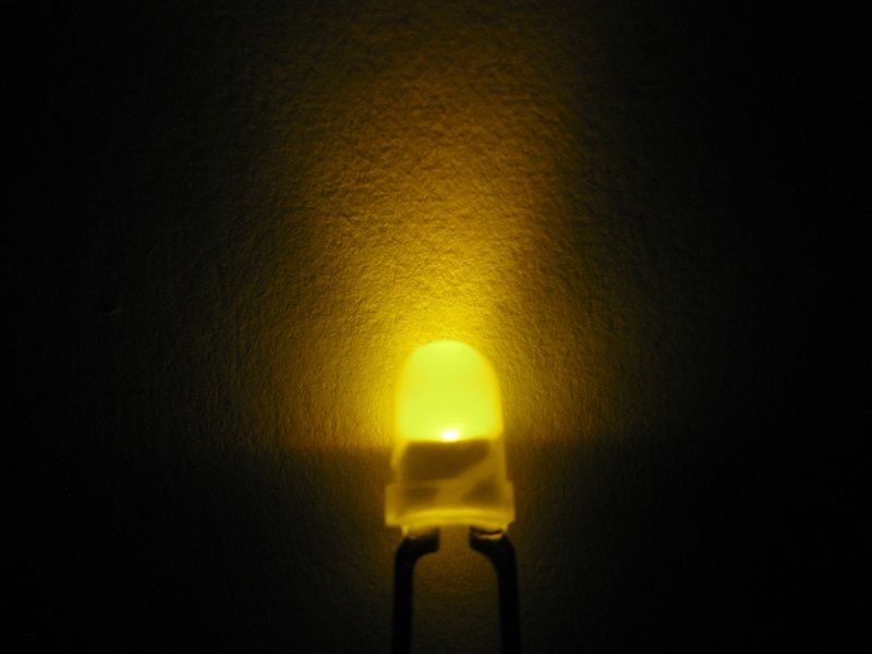 50462 LED 3mm gelb diffus Low-Current