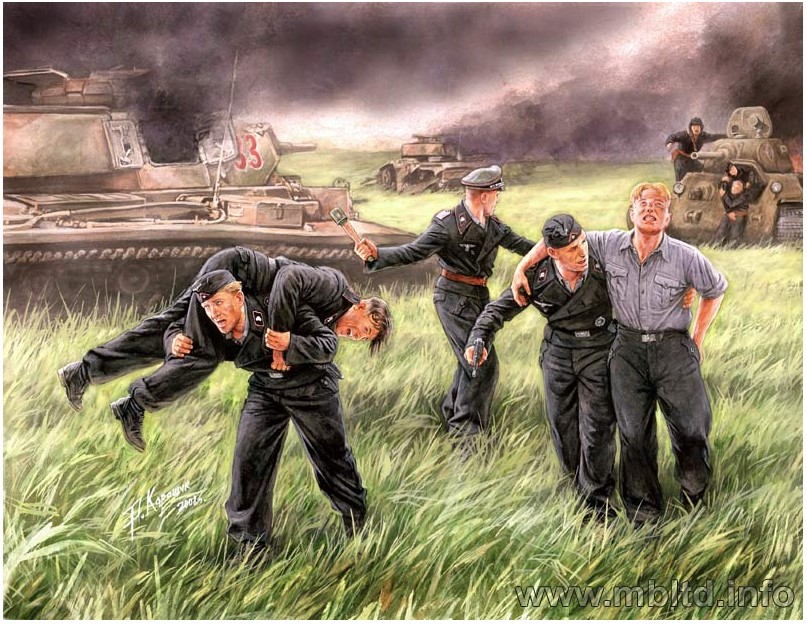 MB3536 Into the Fire - Germ.Tank Crew