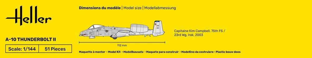 Heller 79912 A-10 Thunderbolt II