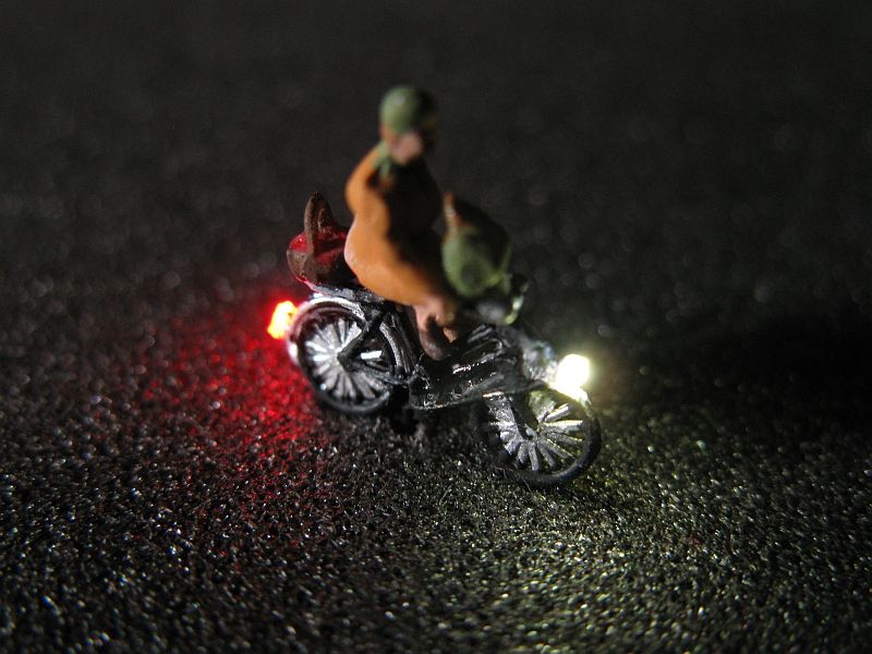 50134 Fahrrad mit LED Beleuchtung N - alte Fr