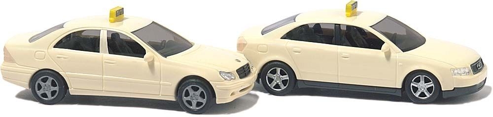 8341 Audi A4 & MB C-Klasse Taxi Set 2-tlg