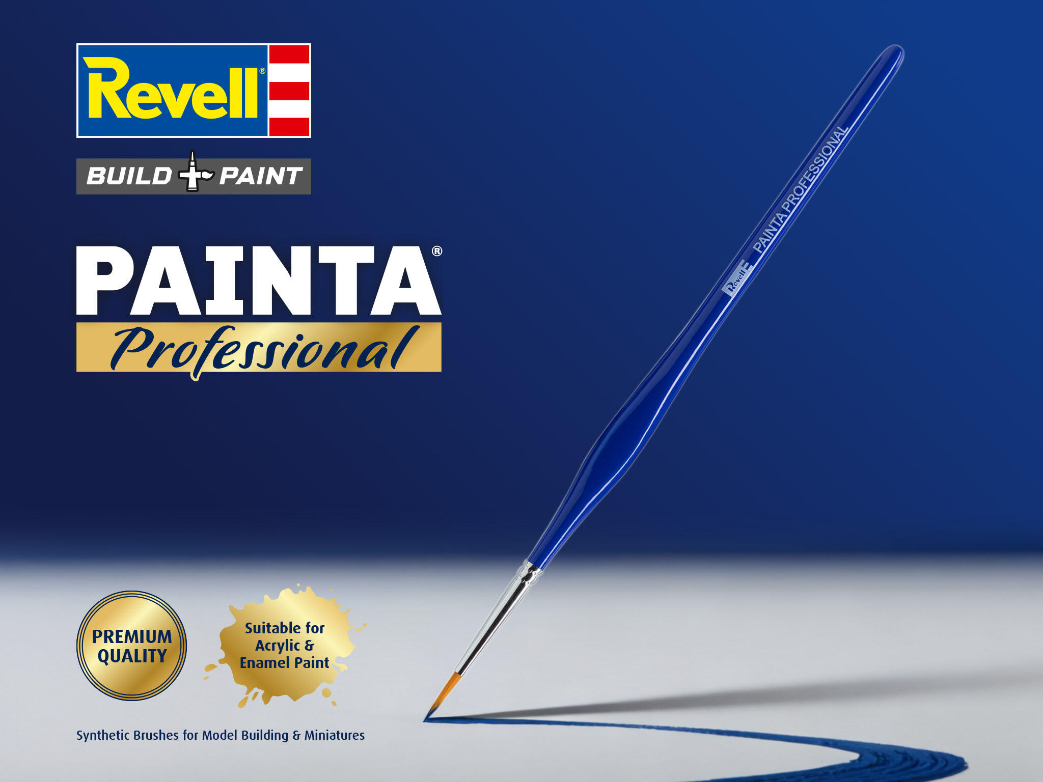Revell 39561 Painta Professional Brushes: Detail Set
