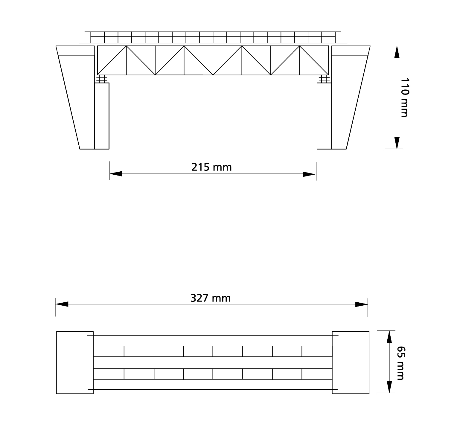 11364 Fachwerkbrücke
