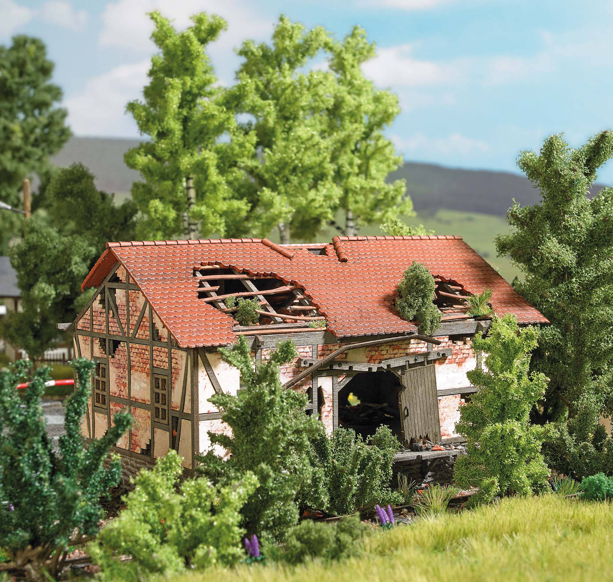 1664 Verfallener Güterschuppen