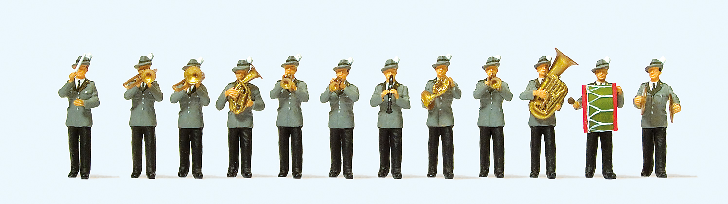 Preiser 24611 Schützenkapelle. 12 Miniaturfiguren