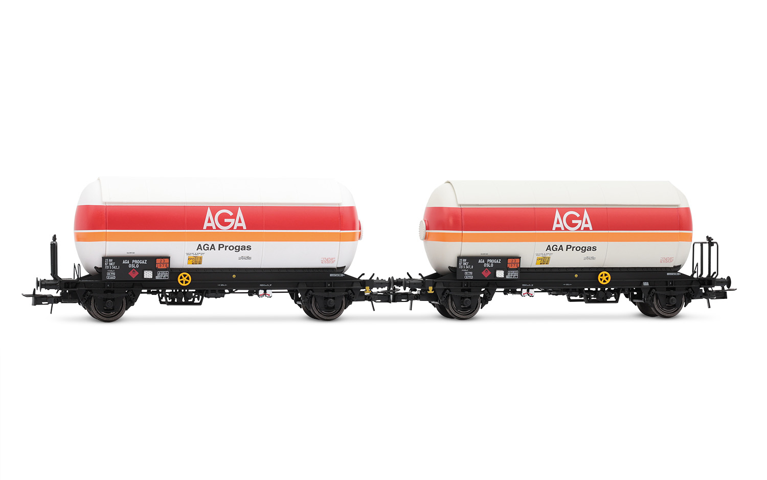 HJ6289 SNCF AGA Progas Gaskesselwagen-Set Ep.4