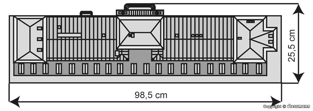 Kibri 39373 Bahnhof Bonn