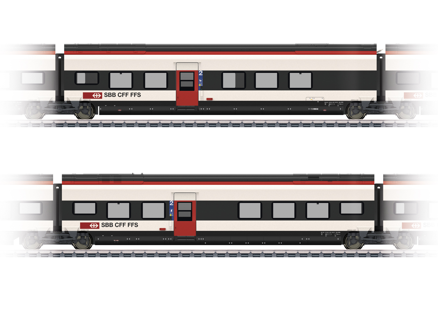 43462 SBB RABe 501 Ergänzungsset 2 2-tlg Ep.6