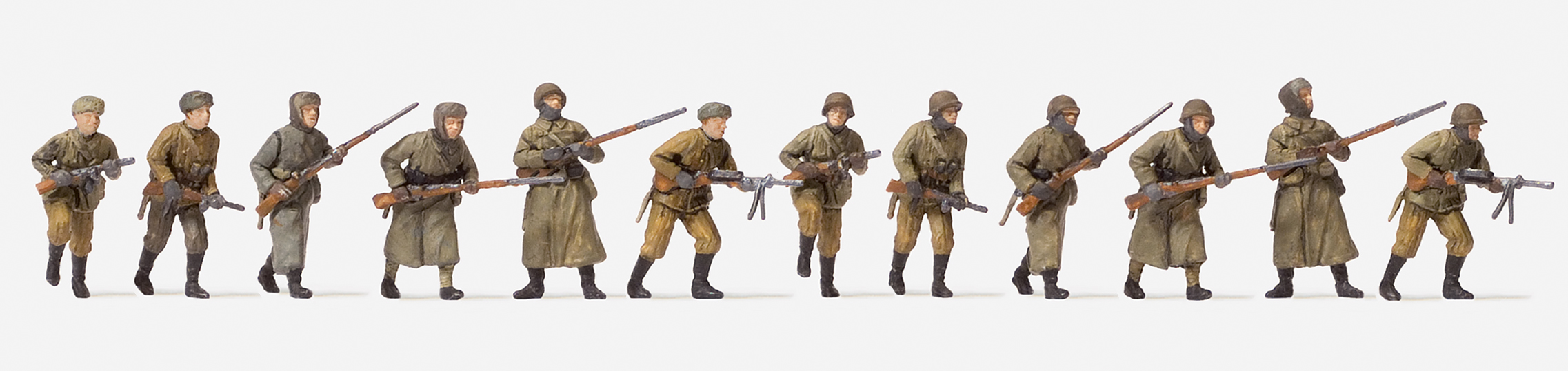 72540 Angreifende Infanterie. Winteruniform.