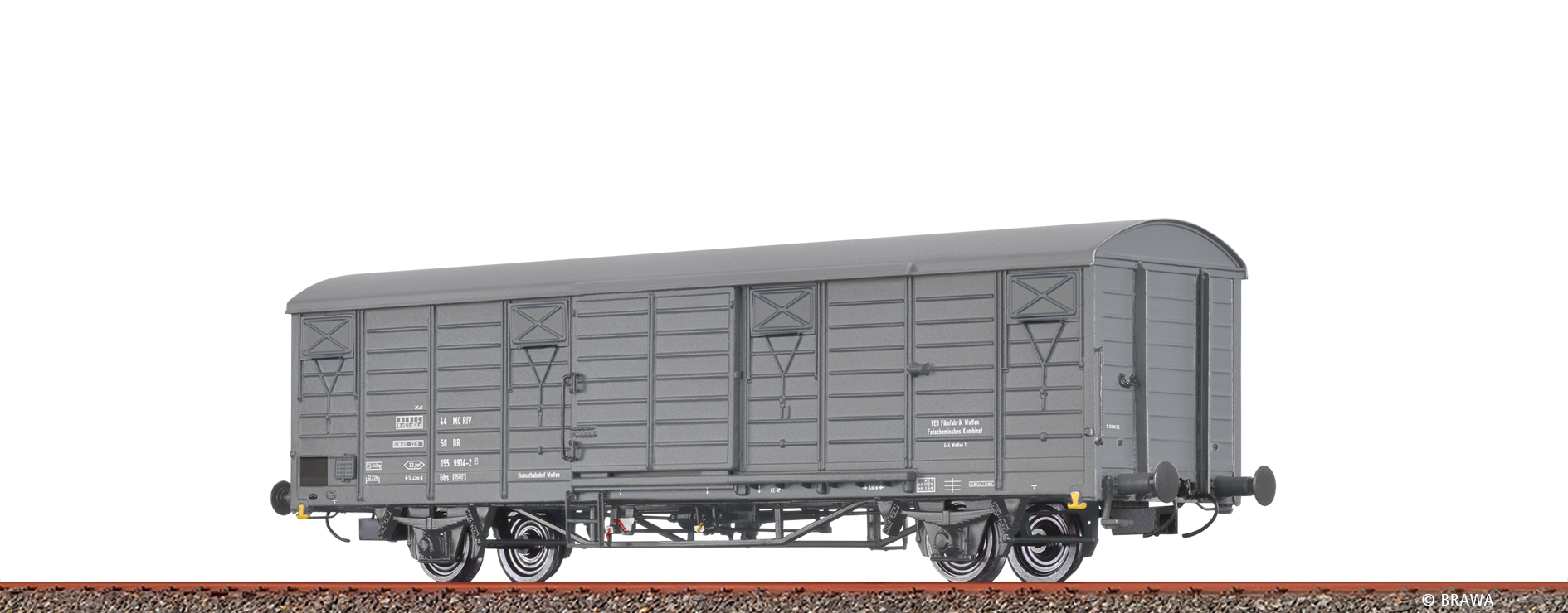 49935 DR ged. Güterwagen Gbs "Wolfen" Ep.4
