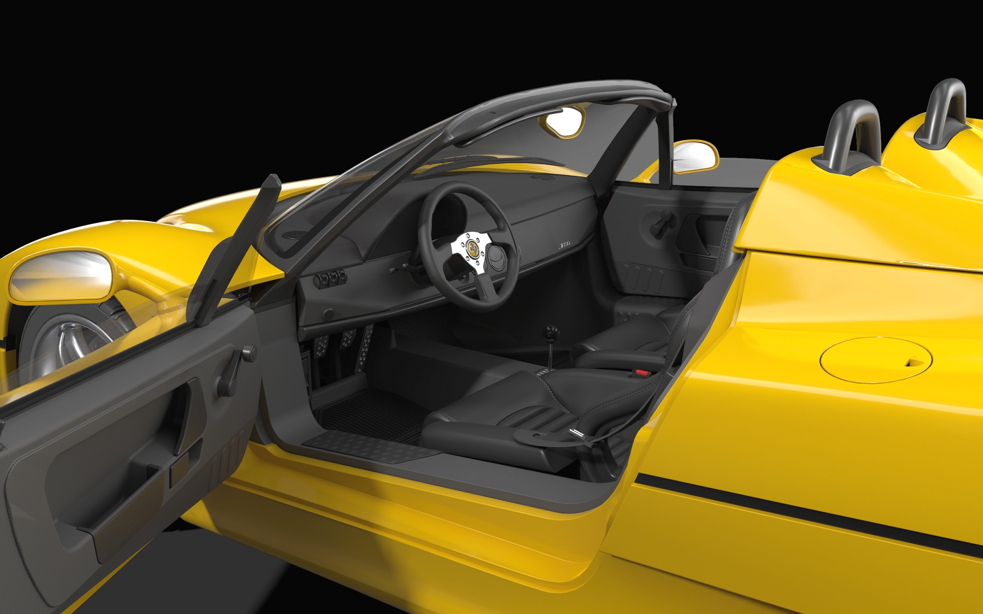 Pocher HK63 POCHER Ferrari F50 - Giallo Modena
