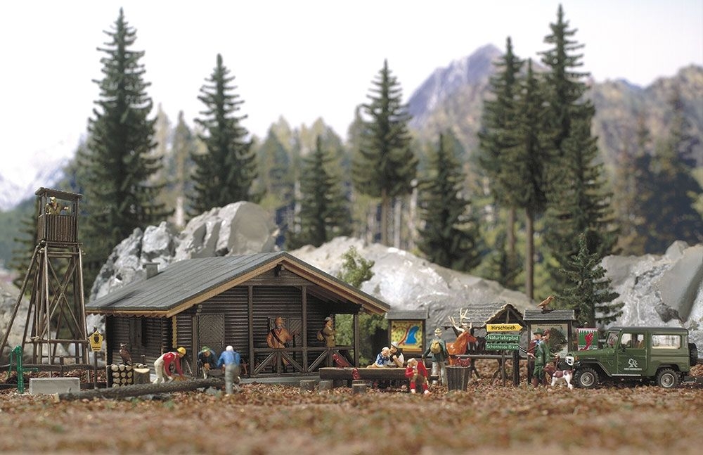 6042 Motiv-Set: Waldhütte