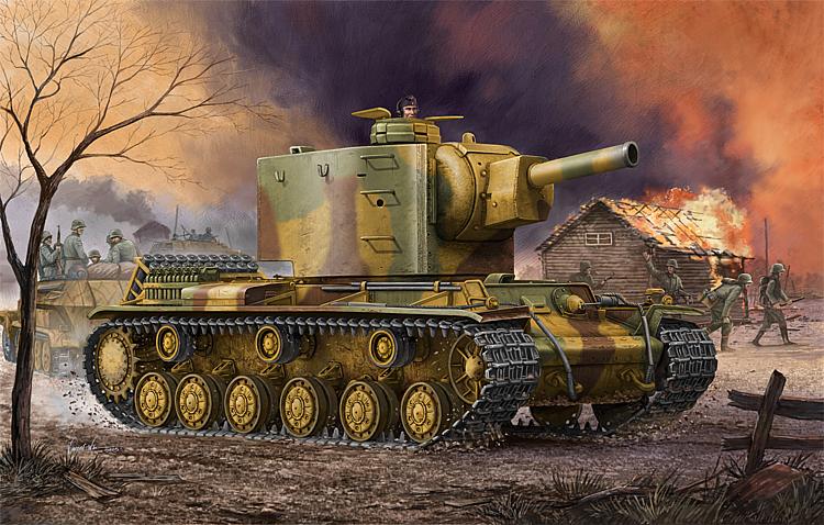 750367 Deutscher Panzerkampfwagen KV-2 754
