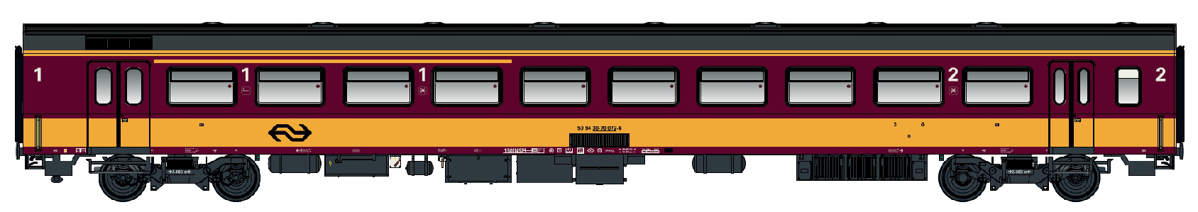 44263 NS Benelux Reisezugwagen ICR A4B6 Ep.4/5