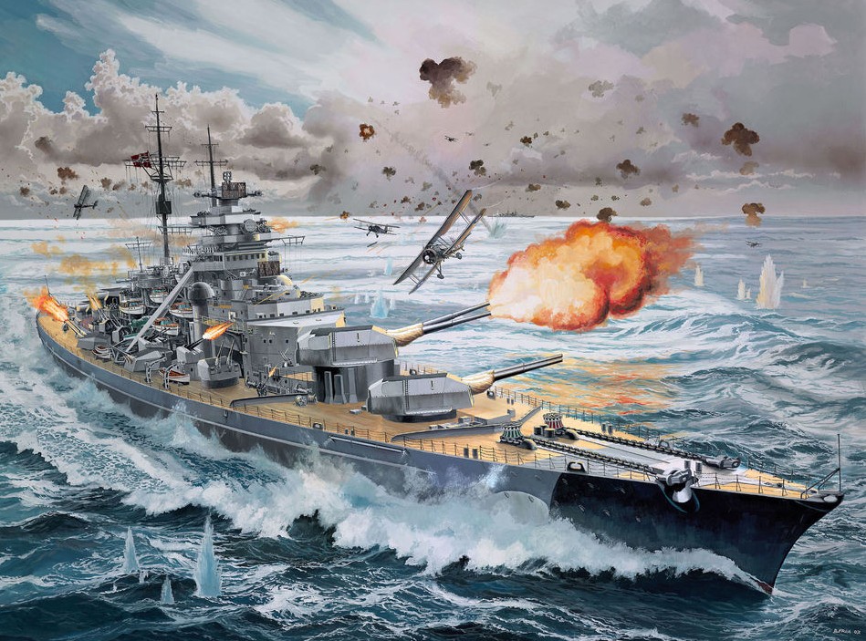 Revell 05040 Battleship Schlachtschiff Bismarck