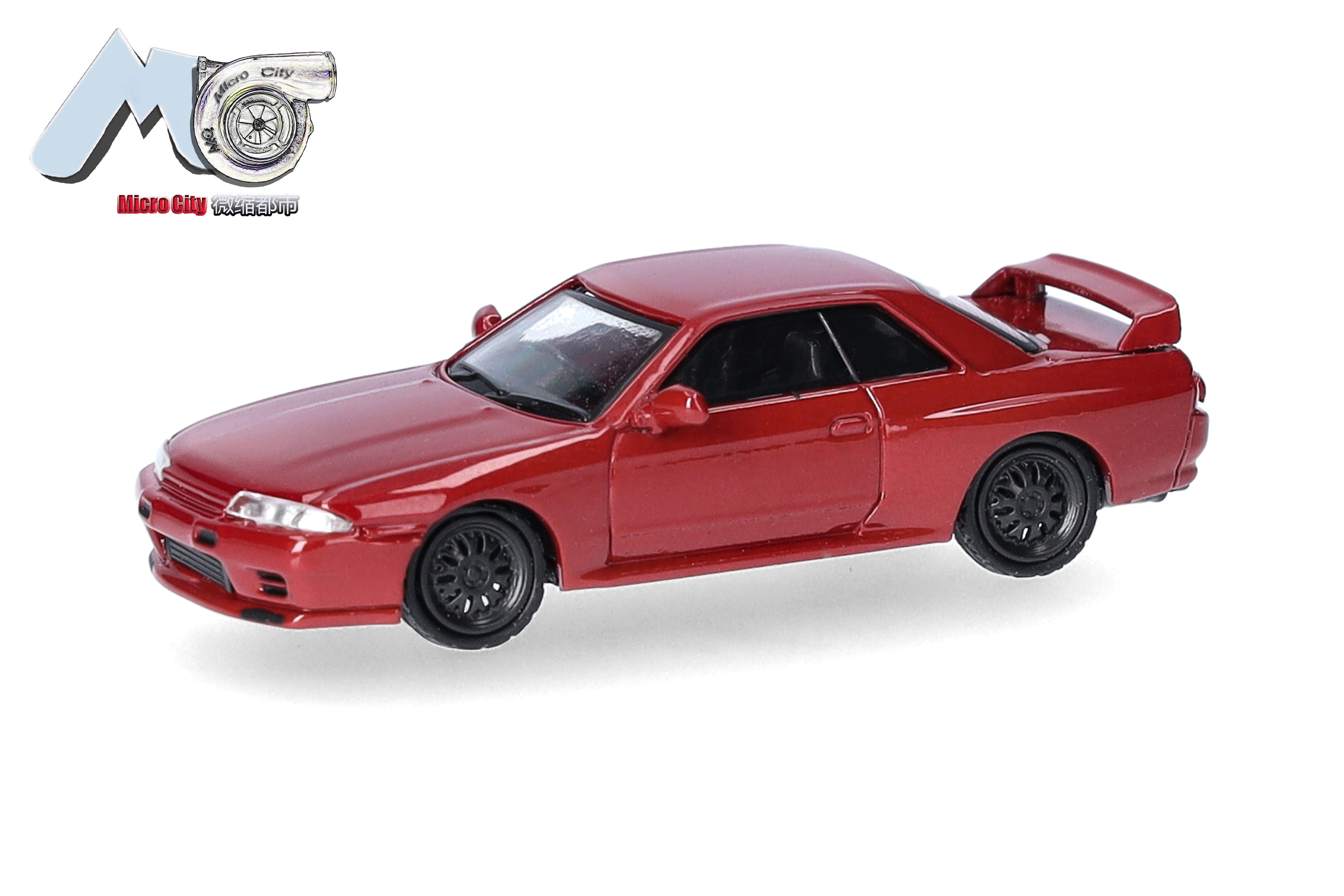 87MC000093 MicroCity: Nissan Skyline GTR32 weinrot