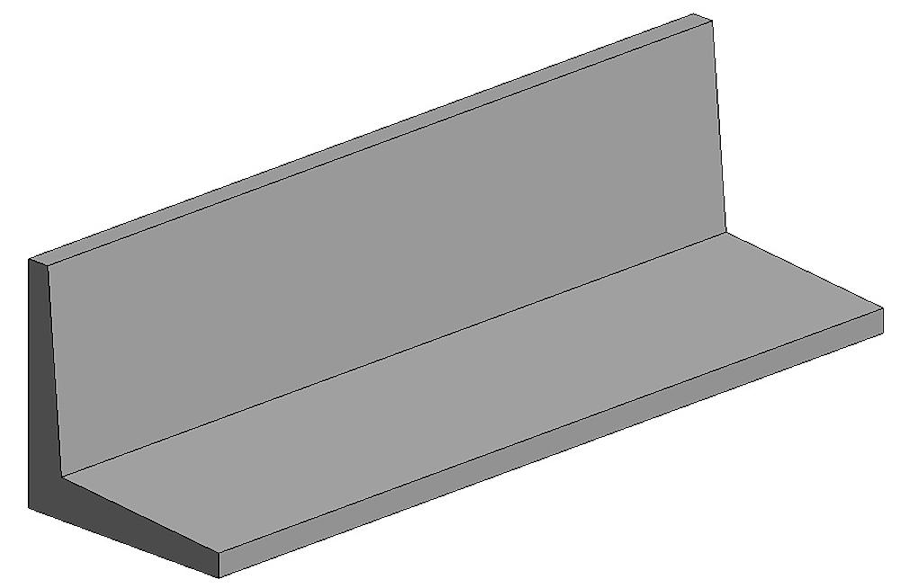 500296 Winkelprofil, 350x4,8x4,8 mm,