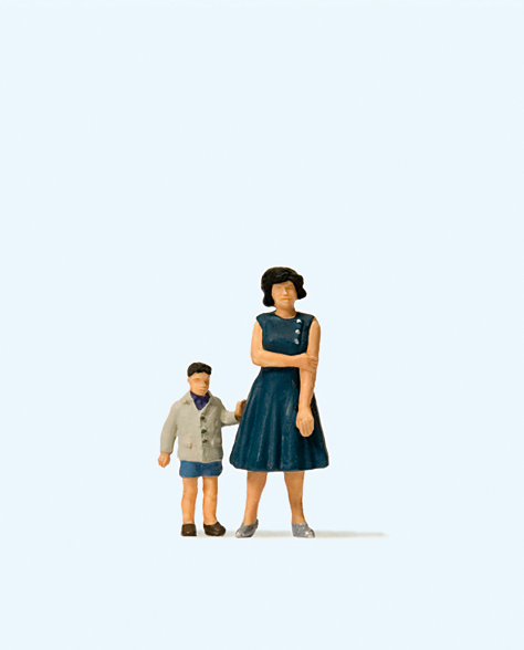 Preiser 28169 Mutter und Sohn