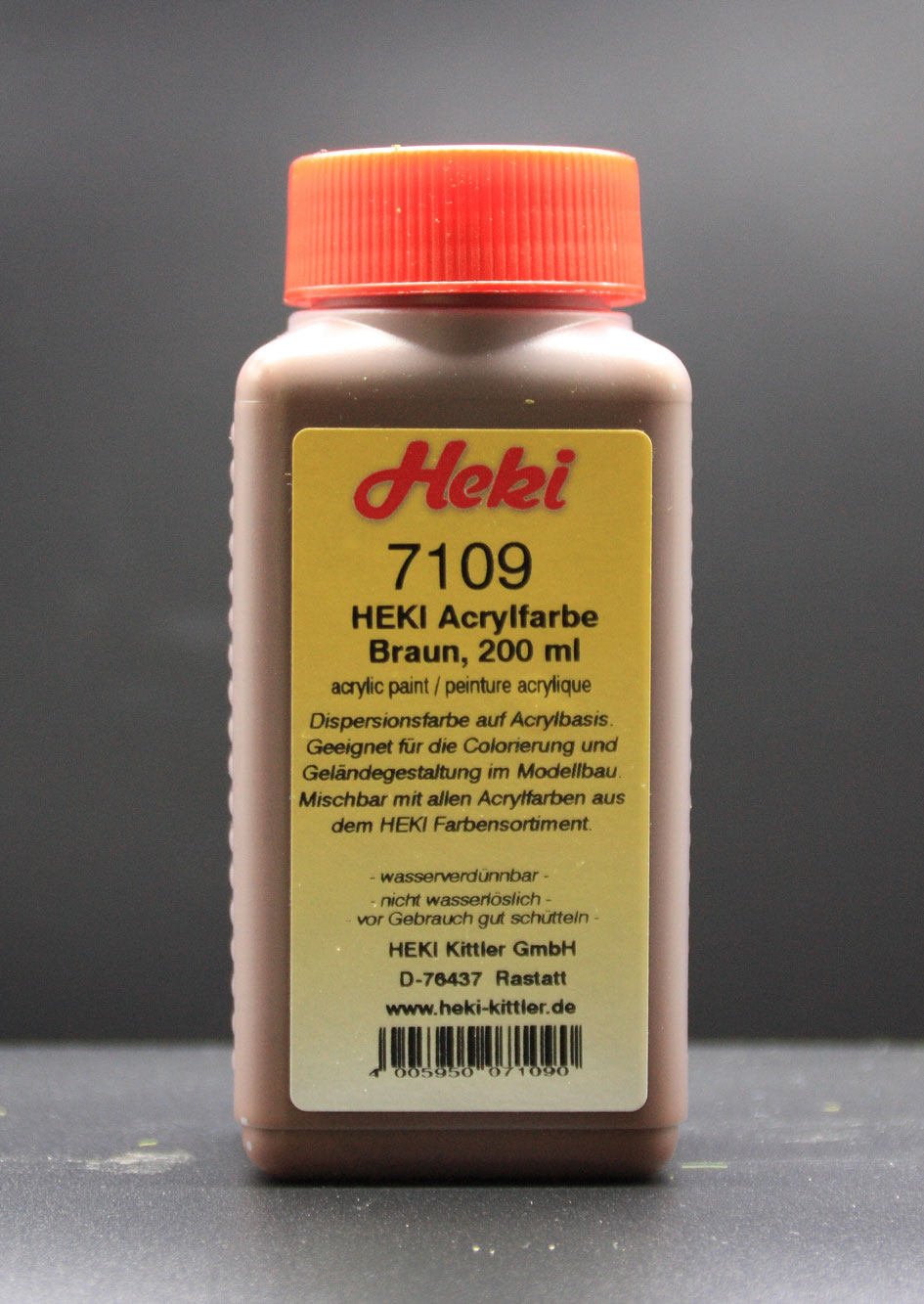 7109 Acrylfarbe Braun, 200 ml