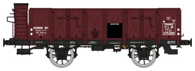 REE Modeles WB-825 PLM Hochbordwagen OCEM 19 Ep.2