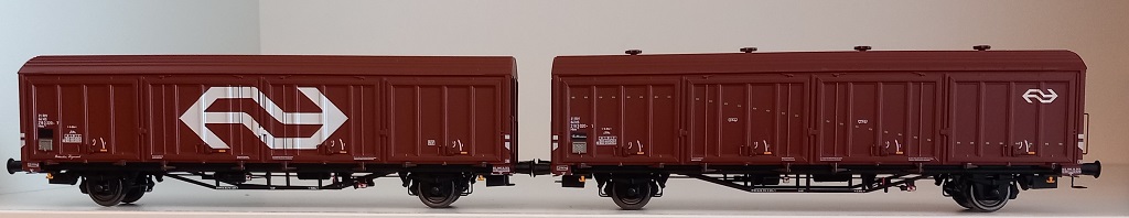 Exact-train 20820 NS ged. Güterwagen Hbis Set 2-tlg. Ep.4a