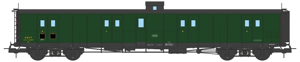 VB-349 SNCF Gepäckwagen 4-achs Ep.3