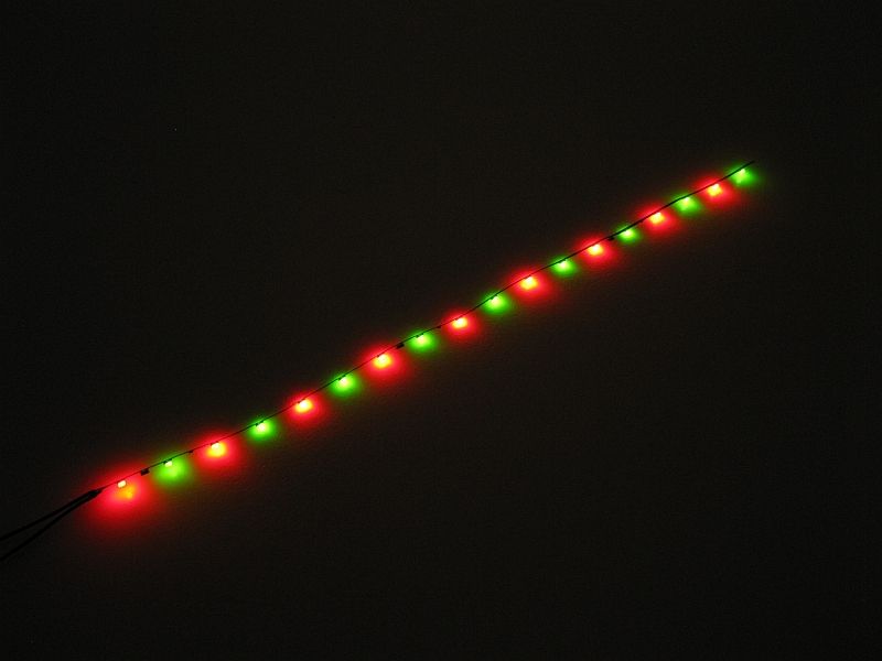 50129 Winzige LED Lichterkette rot / grün