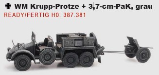 387.381 WM Krupp-Protze + 3,7-cm-PaK, grau