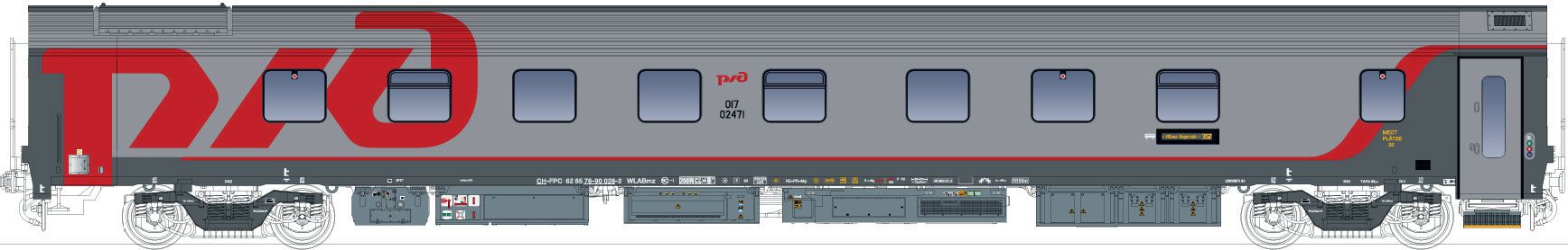 48117 RZD Schlafwagen WLABmz Ep.6