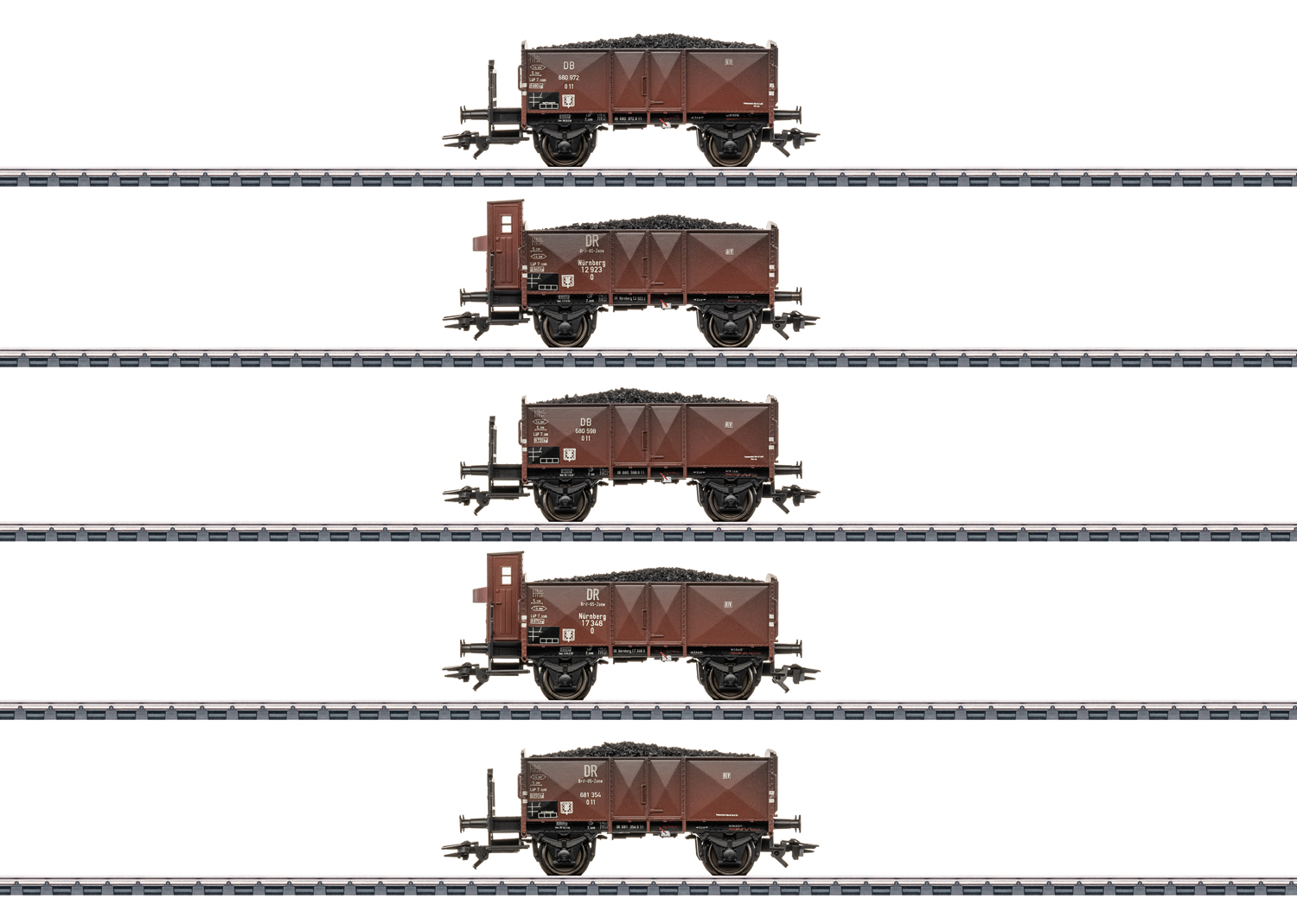 46047 DB Kohle-Wagen Set 5-tlg. Ep.3