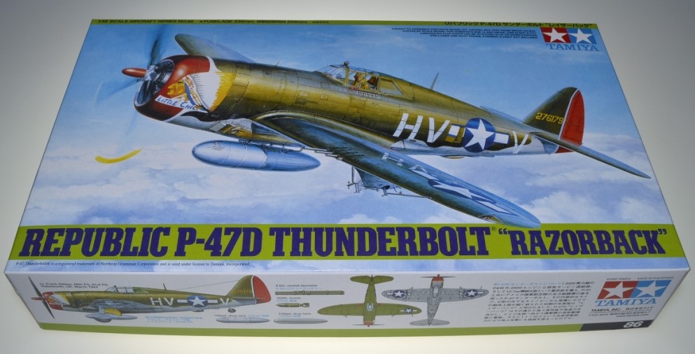 Tamiya 61086 P-47D Thunderbolt 'Razurback'