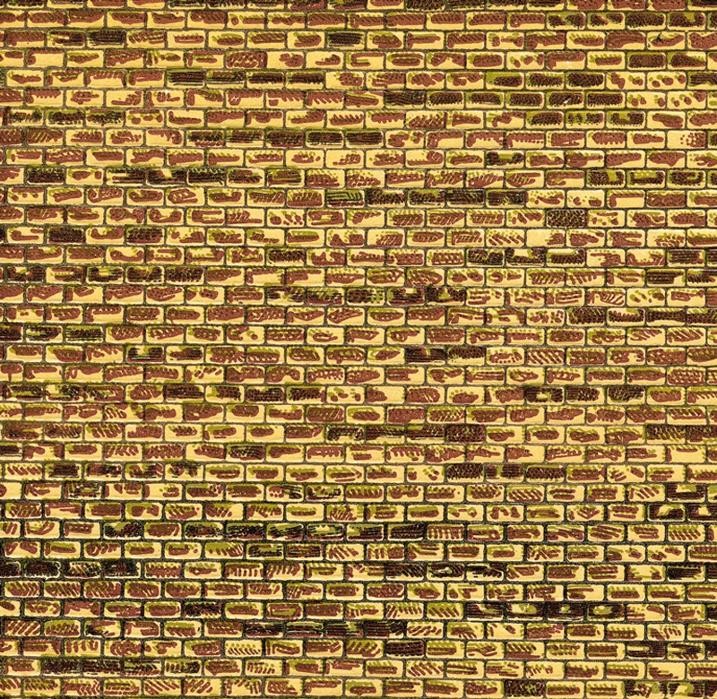 50101 Dekorpappe regelmäßiges Mauerwerk