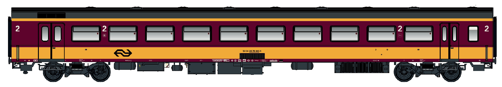 44264 NS Benelux Reisezugwagen ICR B10 Ep.4/5