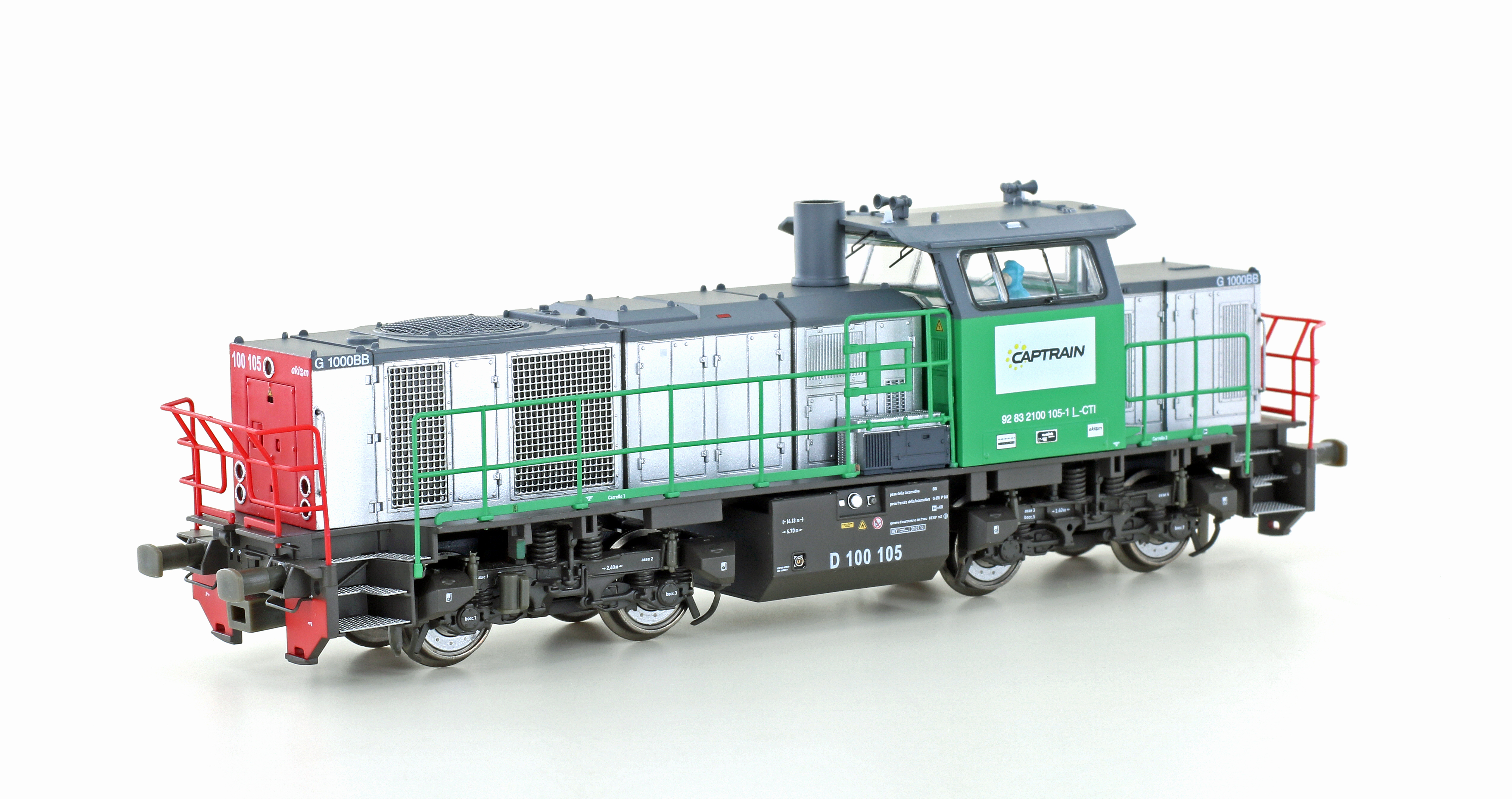 90565 Captrain Diesellok Vossloh D100 105 Ep6