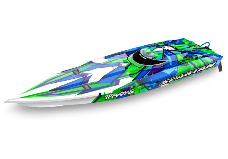 TRX57076-4GRNR SPARTAN grün 36-Zoll Rennboot
