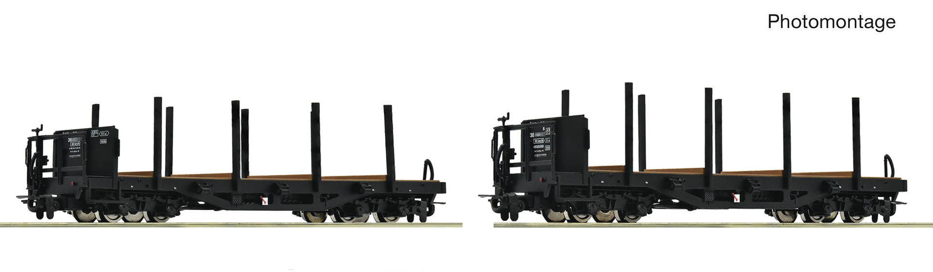 6640009 ÖBB Rungenwagen-Set 2-tlg. Ep4