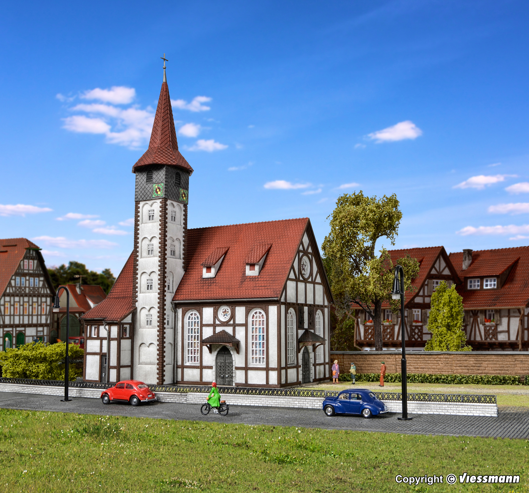 43768 Fachwerkkirche Altbach