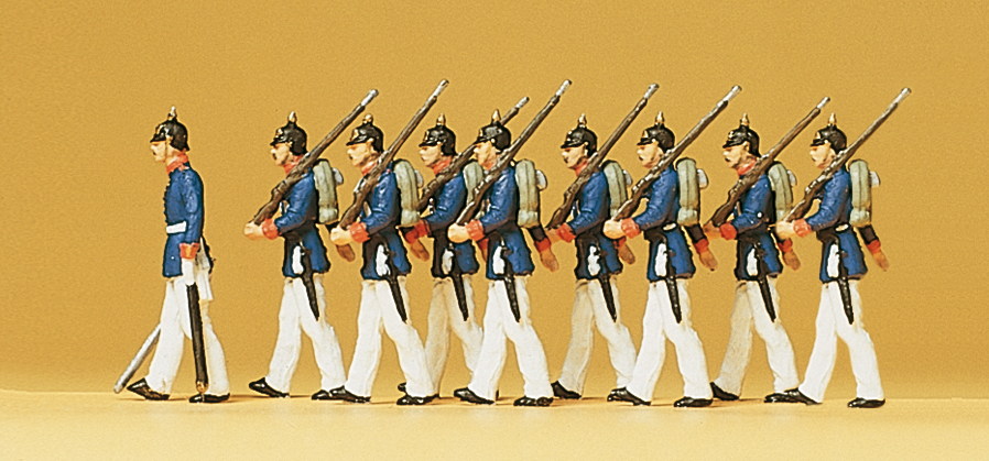 Preiser 12186 Preußische Infanterie. Paradeuniform.