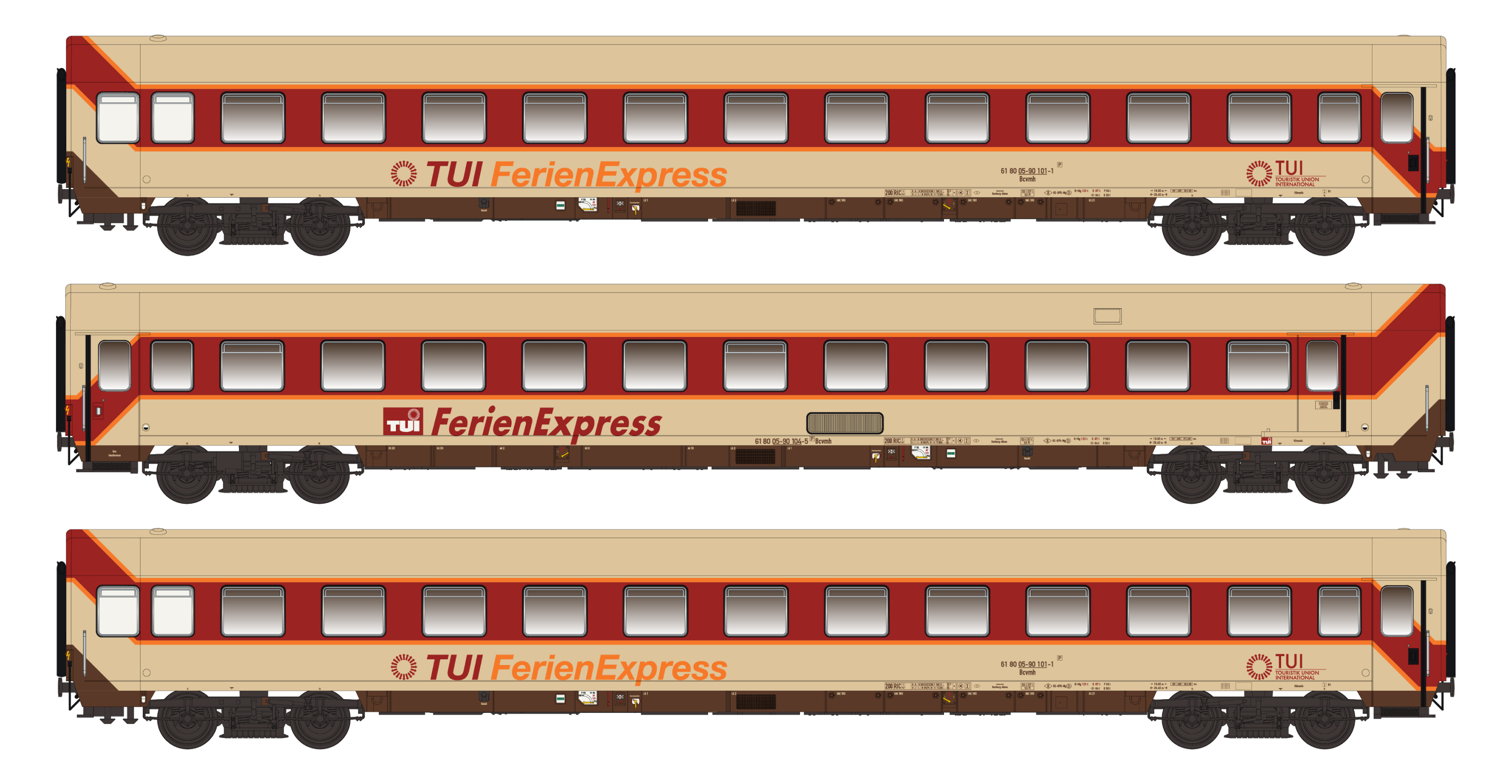 96031AC TUI Ferienexpress 3-tlg. Ep,4 - Set 1 AC