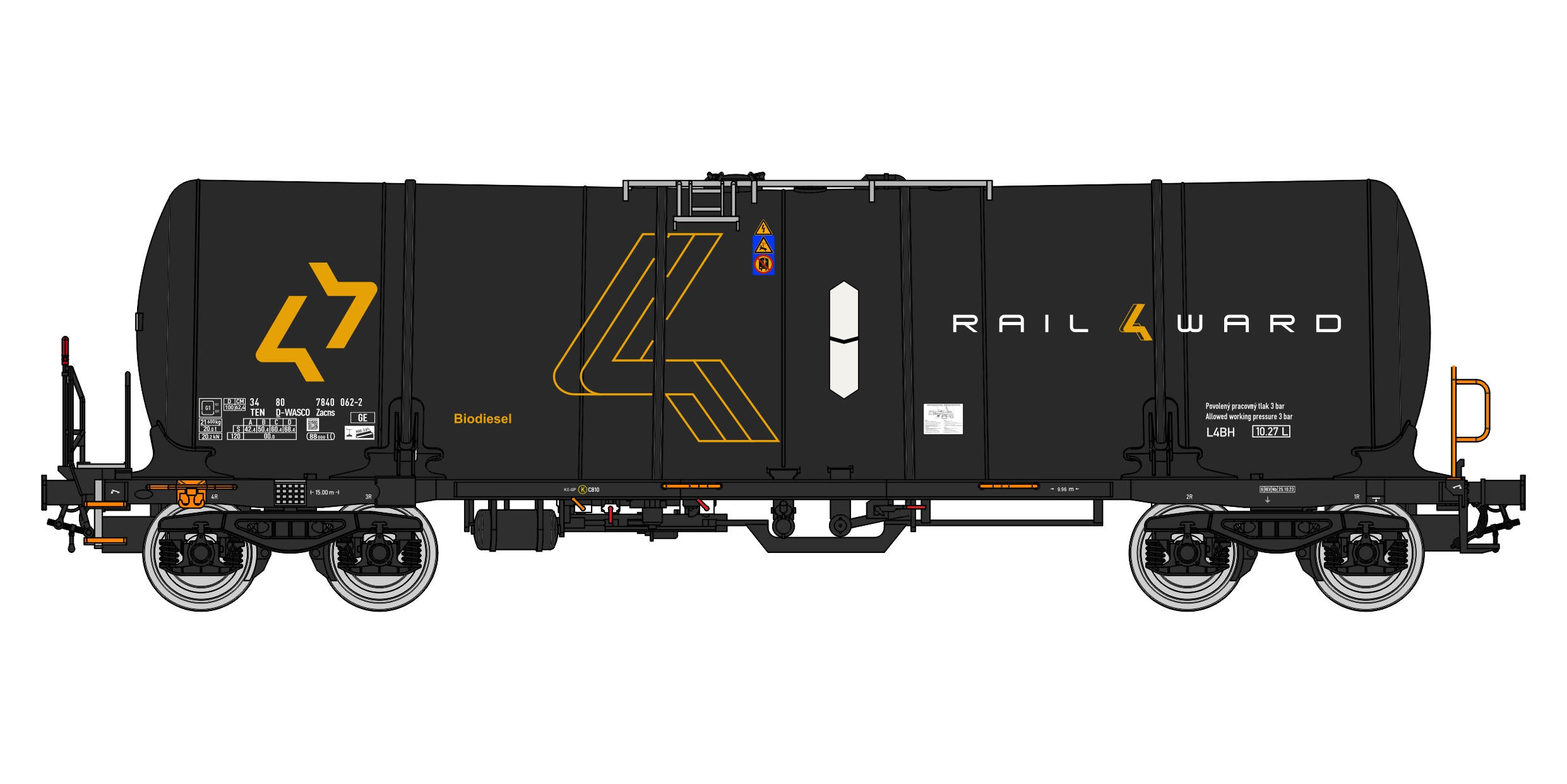 96210051 Rail4Ward Kesselwagen Zacns 88 Ep.6