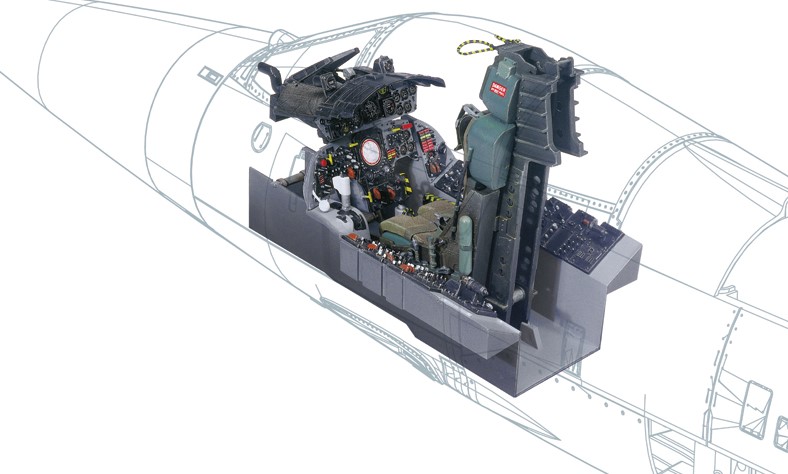Italeri 2991 F-104G Cockpit