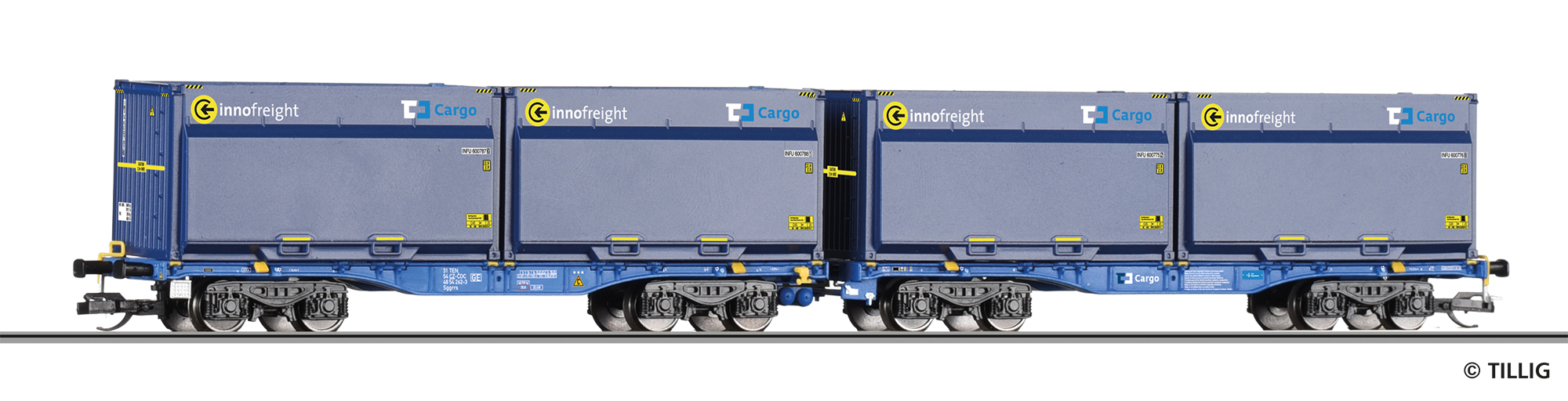 15085 Doppeltragwagen InnoWaggon der CD Cargo