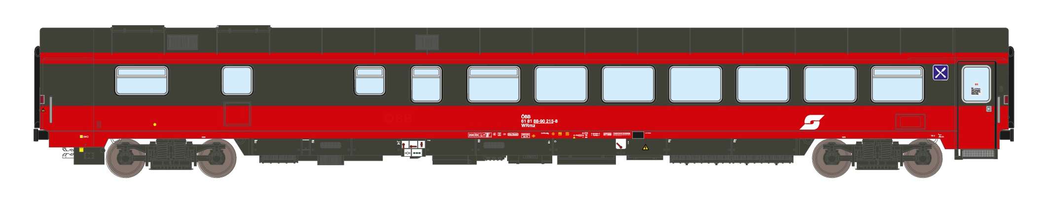 24500 ÖBB EC 64 Speisewagen WRmz Ep.4